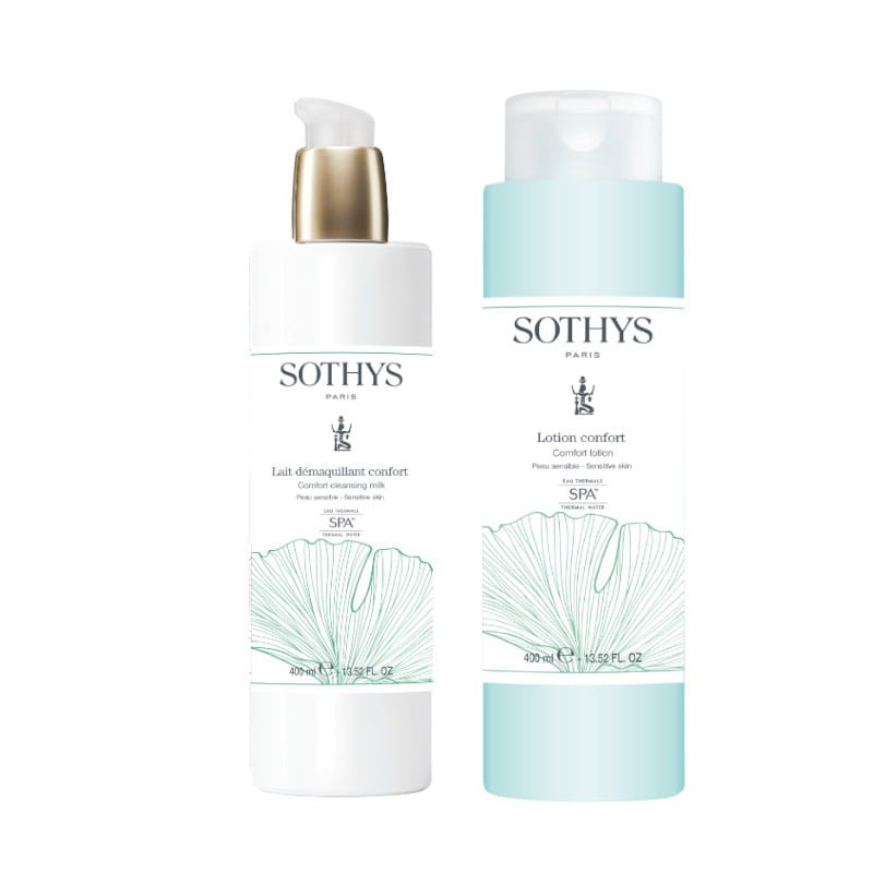 SOTHYS Zestaw XXL Mleczko Comfort 400 ml + Tonik Comfort 400 ml