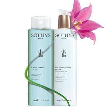SOTHYS Zestaw XXL Purity tonik 400 ml+ mleczko 400ml